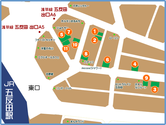 五反田マップ