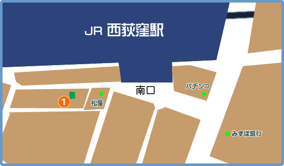 西荻窪駅マップ