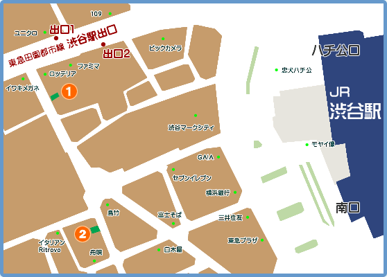 渋谷駅マップ