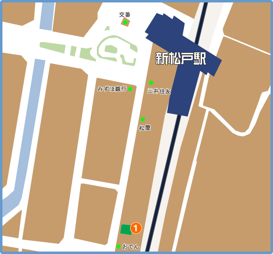 新松戸地図