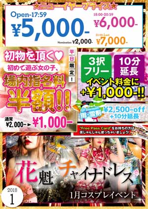 目黒ハニープリンセス初めて遊ぶ女の子は場内指名料が半額、１０００円ポッキリ！