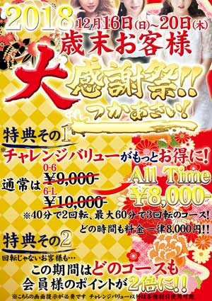 川崎ブルギャルチャレンジバリューが一律８０００円